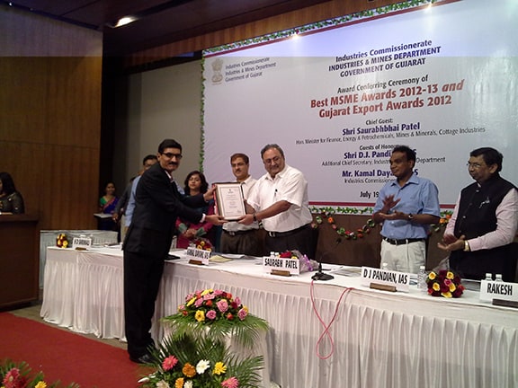 Best MSME Award - 2012-13