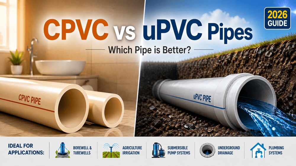 CPVC vs uPVC pipes comparison