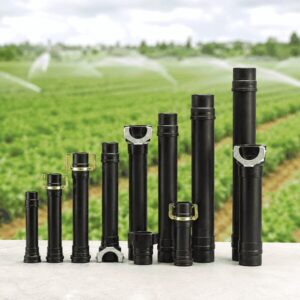Different HDPE sprinkler pipe sizes for farming